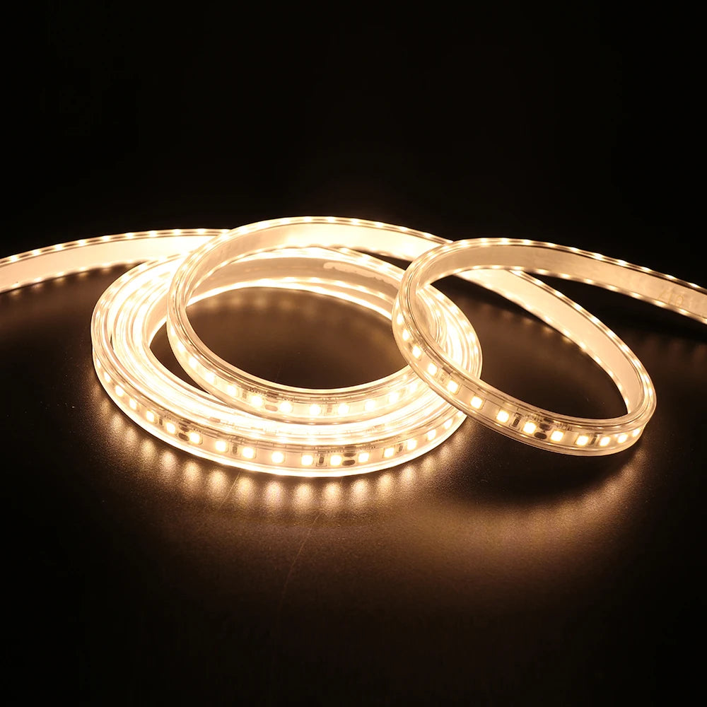 Striscia LED impermeabile IP67 12V/24V 2835, 120 LED/m, luce bianca, 1‑10 m