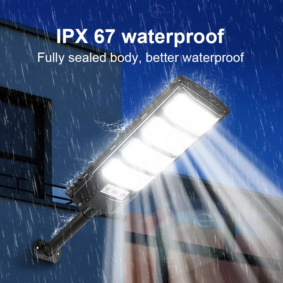 Lampada da Parete Solare LED con Sensore di Movimento, 84 LED, IP67, per…