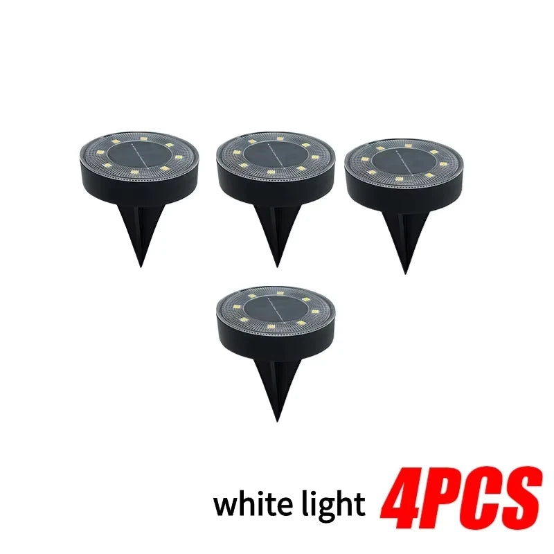 Lampada Solare da Giardino a LED IP68 – Luce da Camminamento e Patio