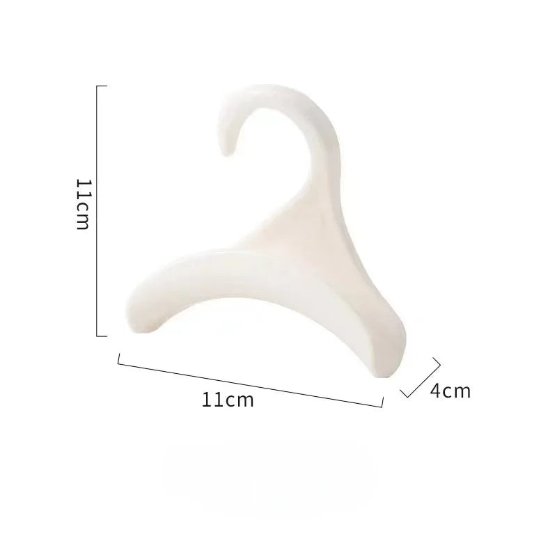 Gancio appendiabagagli in plastica per armadio – set da 1, 5 o 10 pezzi