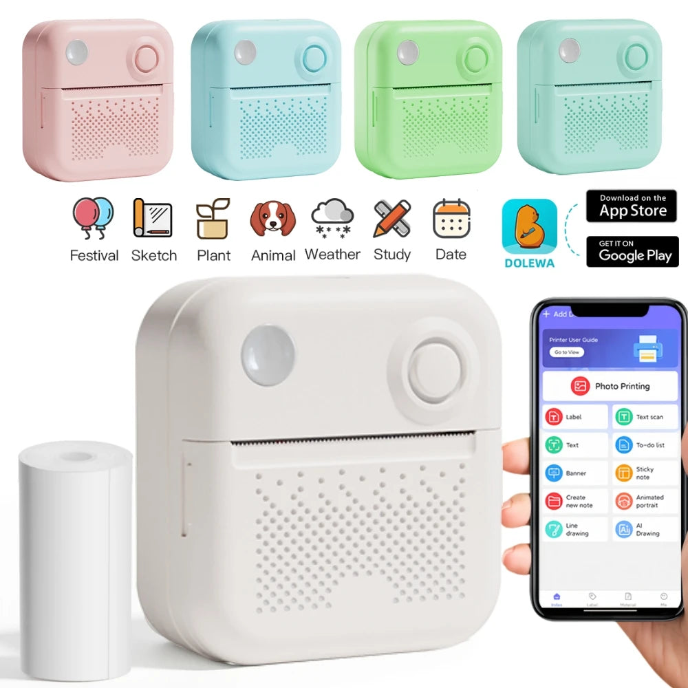 Stampante termica portatile D3 – Foto, etichette e note via Bluetooth