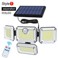 Lampada Solare da 20W IP65 con Testa Regolabile e 3 Modalità