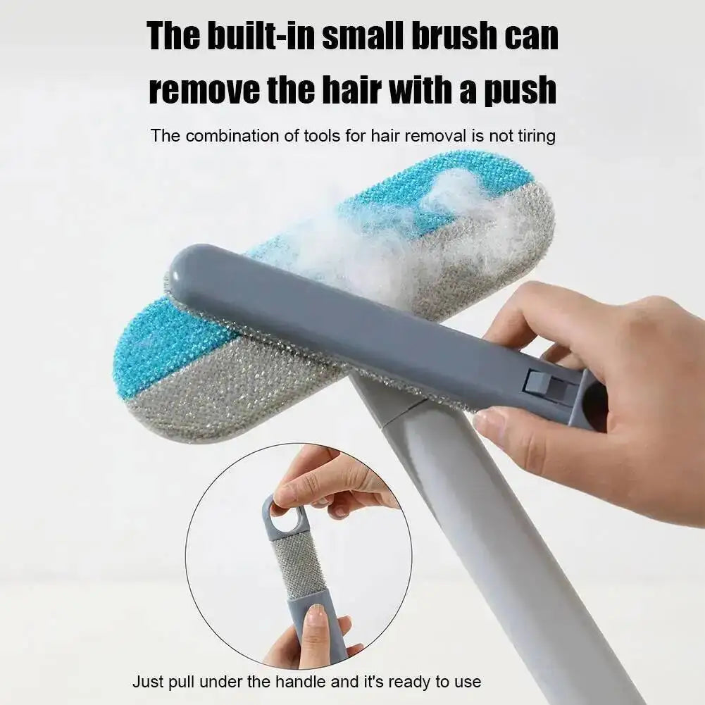 Pet Hair Removal Set - Spazzola Rimuovi Pelo Doppia Faccia per Tappeti e Divani