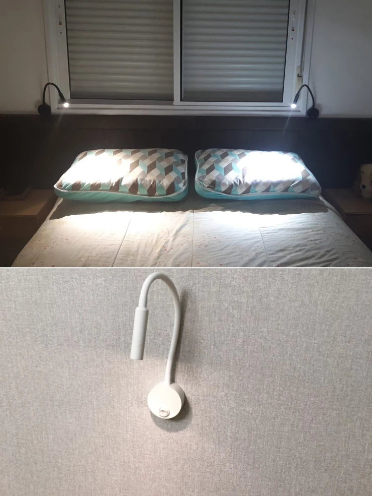 Lampada da Parete LED 3W per Lettura e Studio – Design Contemporaneo