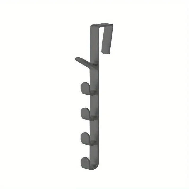 Porta abiti da porta con 5 ganci in ABS – per borse, cappelli e giacche