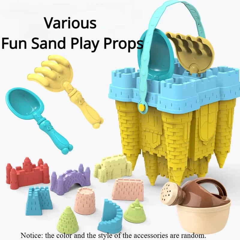 Set da Spiaggia Castello con Secchiello e Palette – Gioco di Sabbia per Bambini
