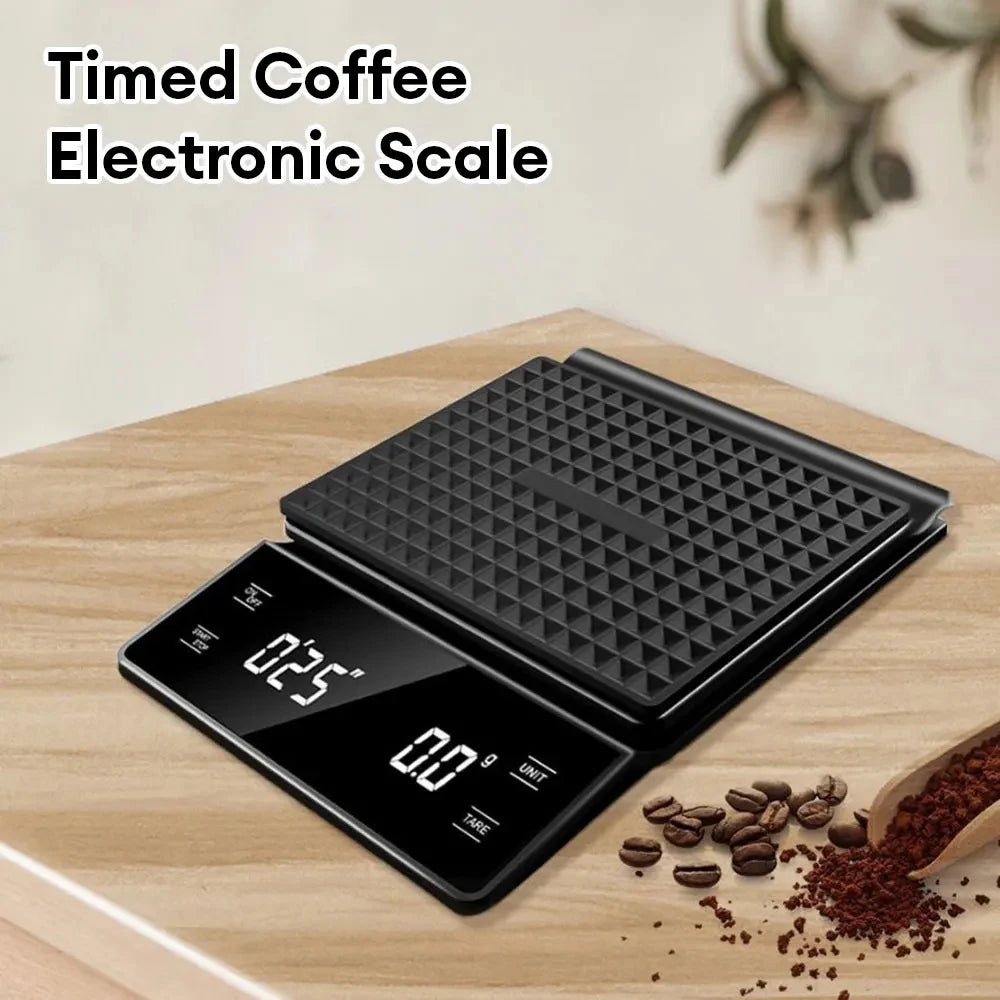 Bilancia da caffè digitale 3 kg con timer e precisione 0,1 g