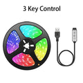 Striscia LED RGB USB 5V per retroilluminazione TV – Controllo 3 tasti