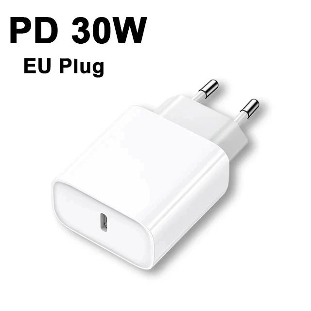 Caricatore Rapido 30W USB‑PD con Magnetico Wireless per iPhone 11‑16, Tipo C