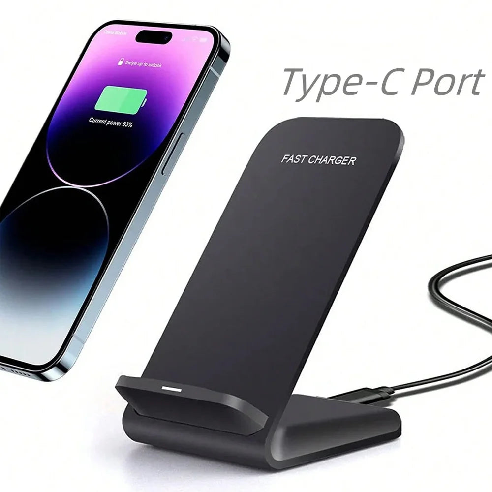 Wireless Charger Fast Support for Samsung S24 S23 S22 21 Ultra Quick Charging Stand For IPhone17 16 15 14 13 12Pro Max Xiaomi 14