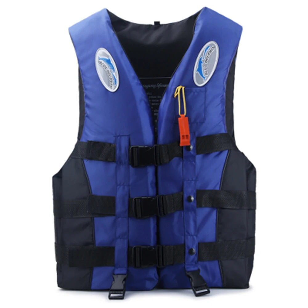 Gilet de sauvetage réglable avec sifflet pour adulte et enfant