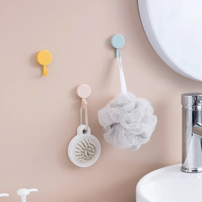 10 Ganci Adesivi per Parete – Forno, Bagno, Cucina, Senza Foratura