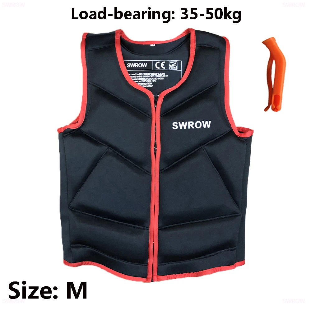 Neoprene buoyancy vest for adults and children – water sports