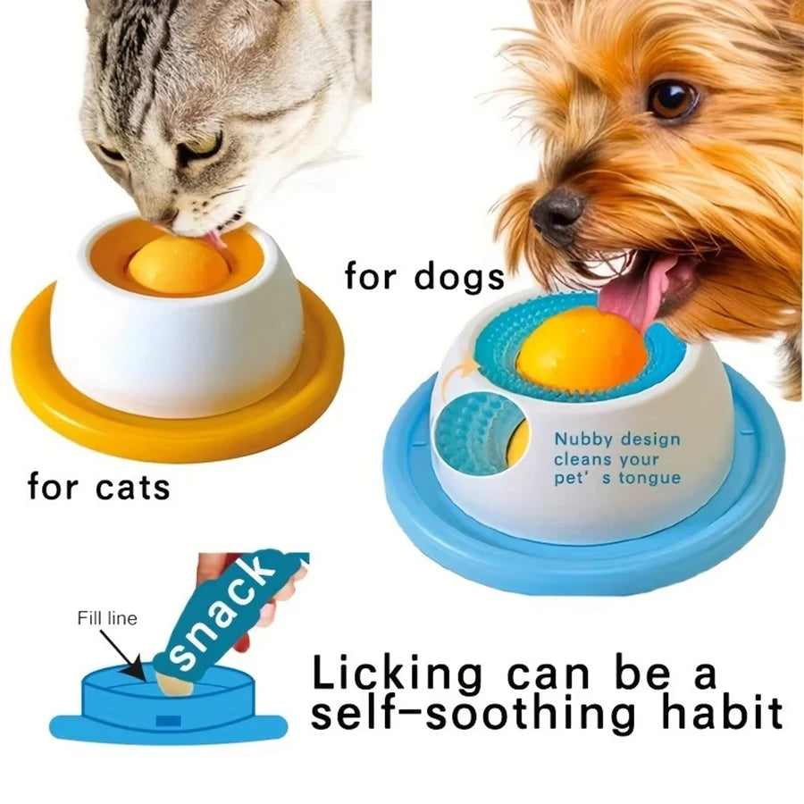 Giochi Interattivi Lick Toy per Cani e Gatti - Distributore Lento