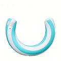 Ciambella gonfiabile a forma a U a strisce per nuoto, design ad arco in PVC…