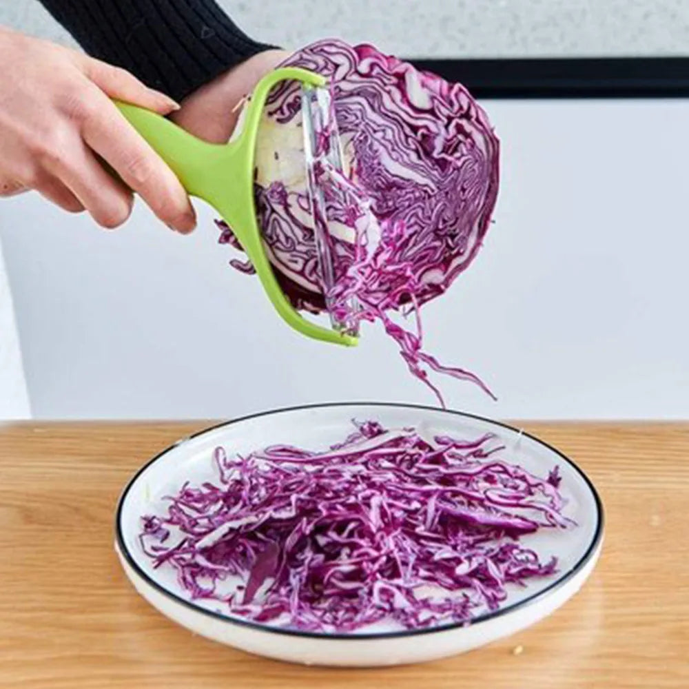 Sbucciatore acciaio inox per verdure e frutta – lama larga, manico antiscivolo