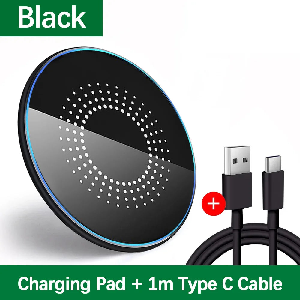 Caricatore Wireless Universale 30W per iPhone, Samsung, Huawei e altri