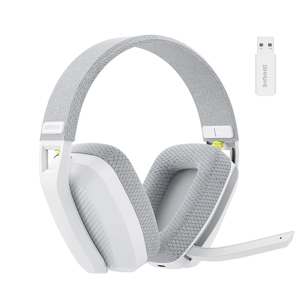 Cuffie Gaming Wireless 2.4 GHz e Bluetooth con Microfono, 50 mm, 48 h Autonomia