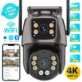 Camera Wi‑Fi 8MP PTZ con doppia lente, AI tracking e visione notturna a colori