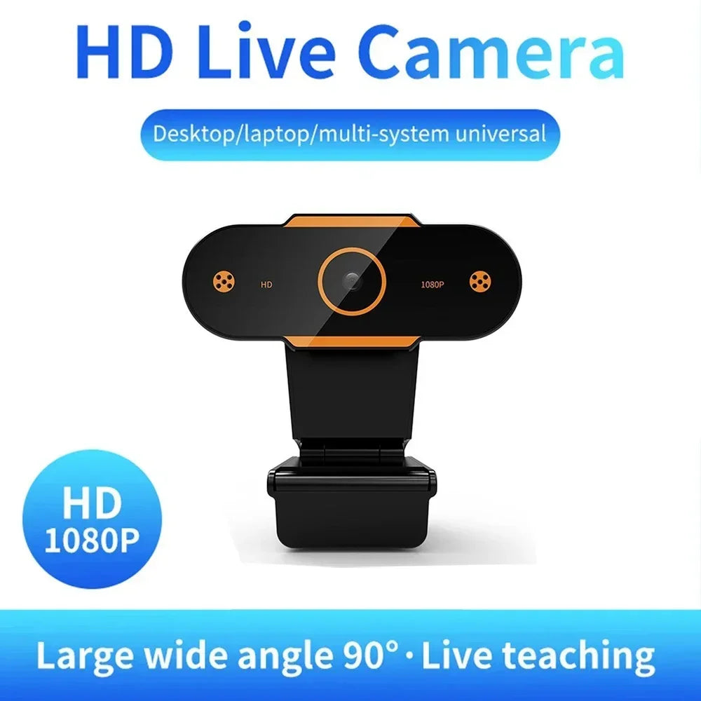 Webcam HD 1080p con autofocus, microfono a riduzione rumore e USB 2.0