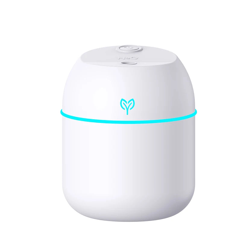 Umidificatore USB 200 ml con diffusore aromi e luce LED per casa e auto