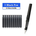 Set di penne stilografiche ricaricabili 0,38 mm per calligrafia e scrittura – 3…