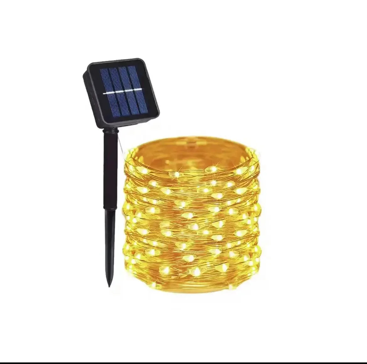 1, 2, 3, 4, 5 Packs Solar LED Fairy Lights – Outdoor Christmas Lights with 8 Modes, Copper Wire, Waterproof, for Garden, Tree, Patio Décor