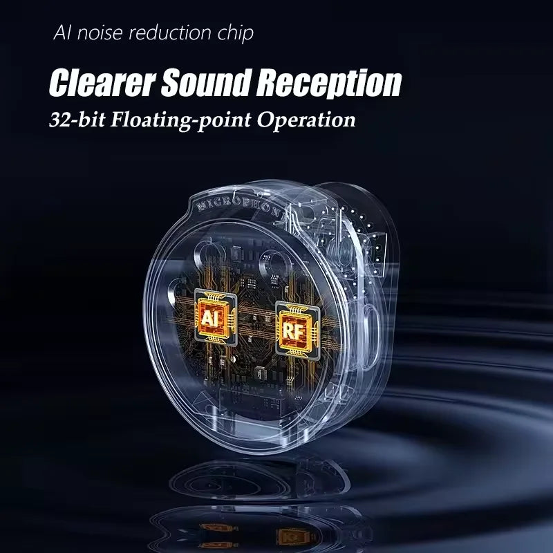 XinMic J6 Wireless Lavalier Lapel Microphone Noise Cancel Live Mini Mic iPad Android Type-C Phone Outdoor Recording Interview PC