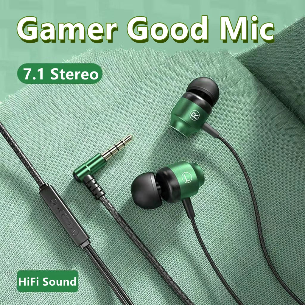 Cuffie Gaming Wired con Microfono e Cancellazione Attiva del Rumore - HiFi Bass…