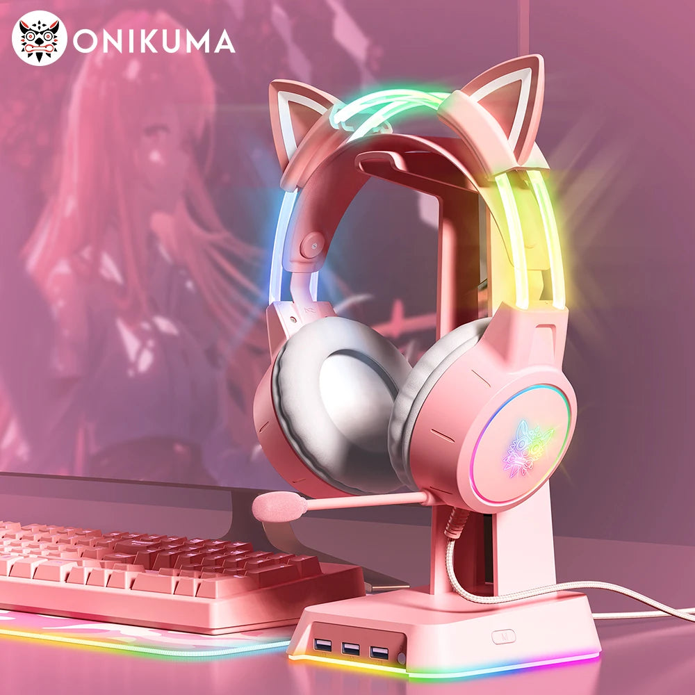 Cuffie Gaming ONIKUMA X15 Pro con RGB e Microfono Flessibile