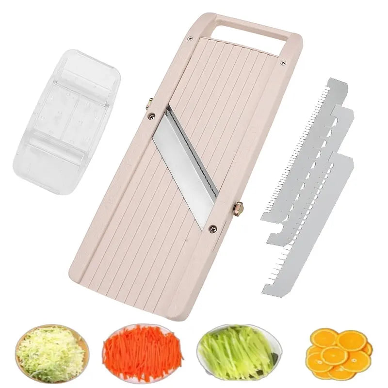 Mandolina professionale giapponese con 3 lame in acciaio inox per verdure e…