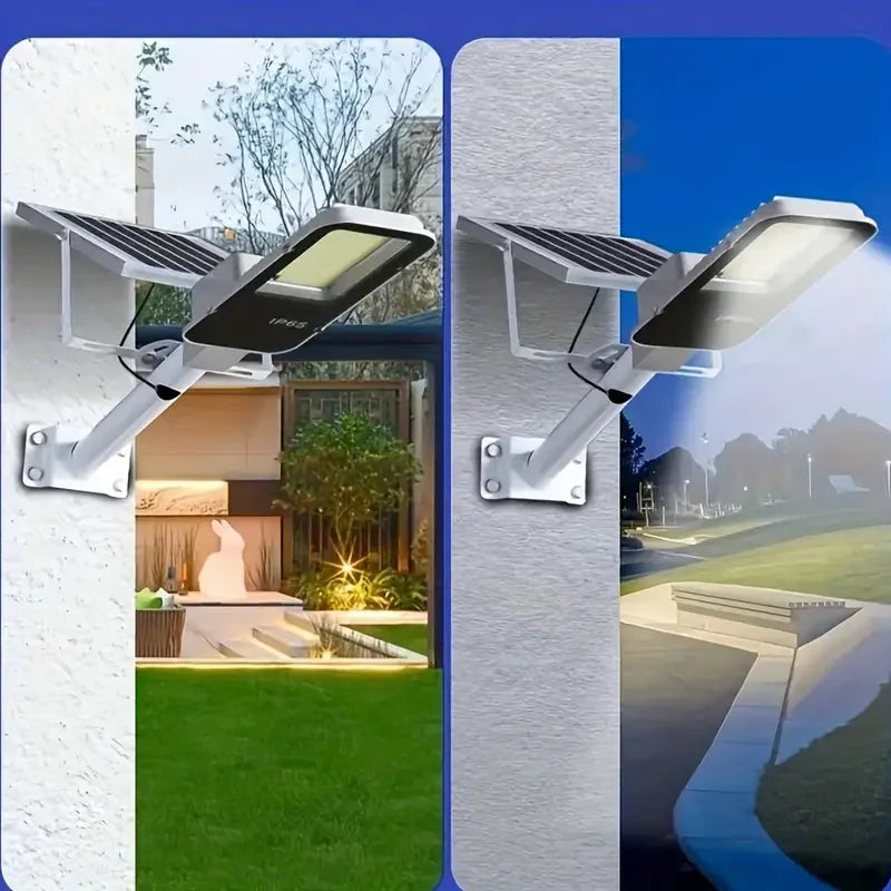 Lampada solare esterna 6500K IP65 impermeabile 4000/3000 mAh per garage e…