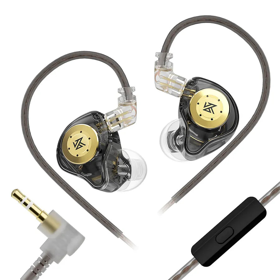 Auricolari in-ear sportivi con microfono, driver da 10 mm e controllo integrato