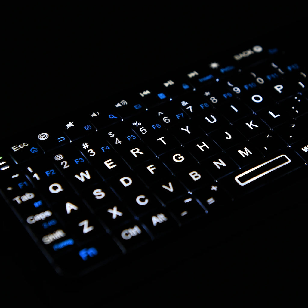 Mini Tastiera Bluetooth con Touchpad, Retroilluminata e Telecomando IR per TV e…