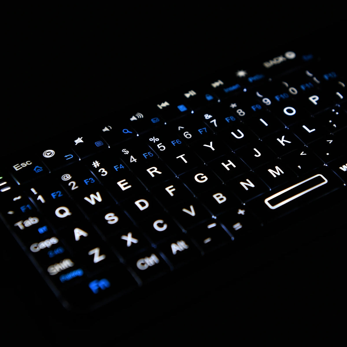 Mini Tastiera Bluetooth con Touchpad, Retroilluminata e Telecomando IR per TV e…