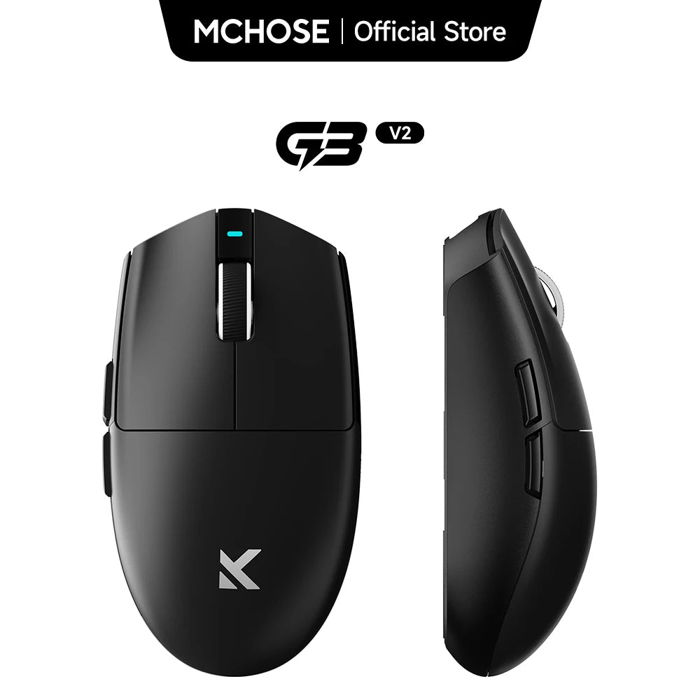 Mouse da gioco wireless 26.000 DPI, ultra-leggero 59 g, batteria 800 mAh