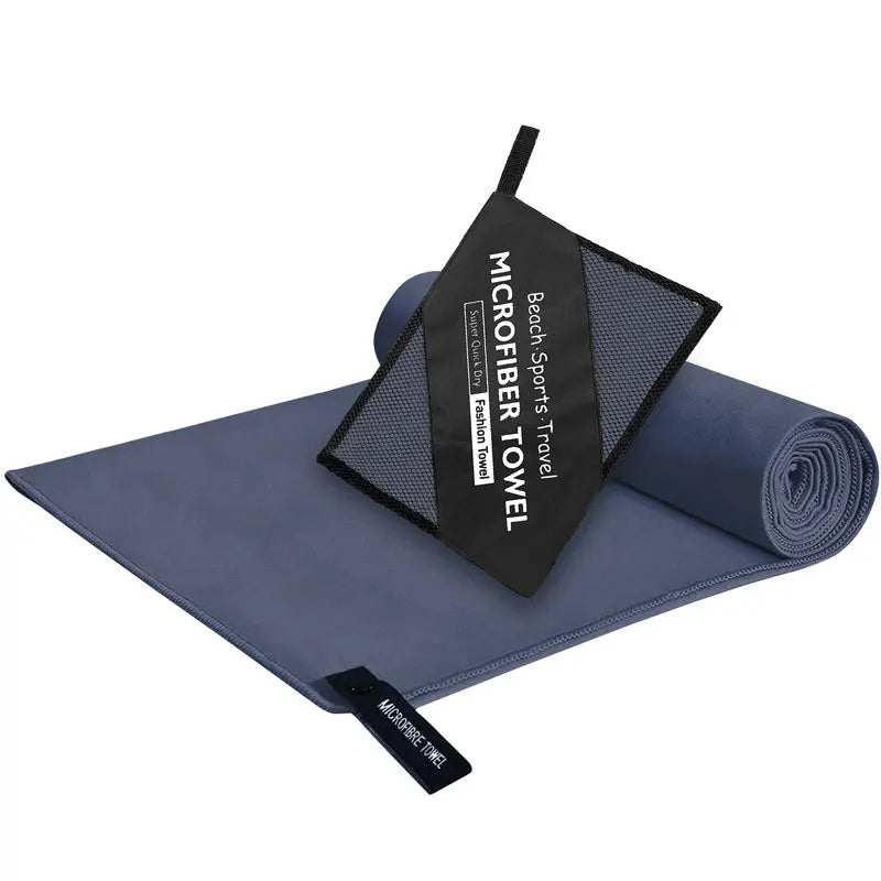 Serviette en microfibre absorbante – 6 tailles pour la salle de sport, la plage et les voyages