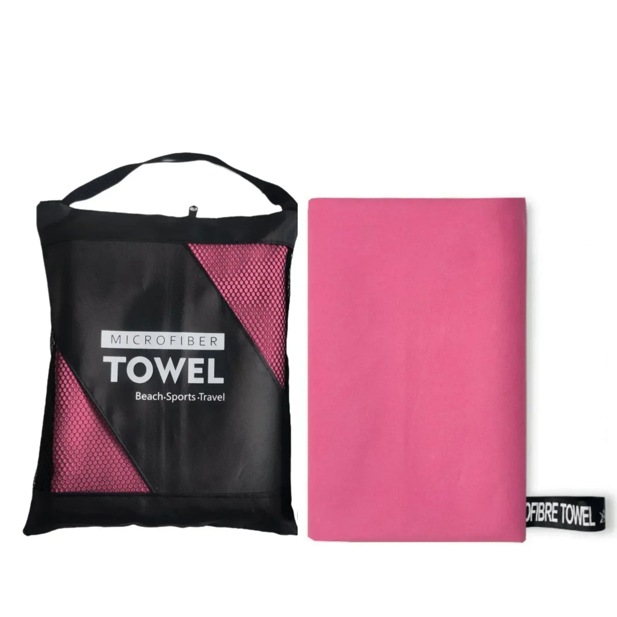 Serviette en microfibre absorbante, séchage rapide pour la salle de sport et la plage