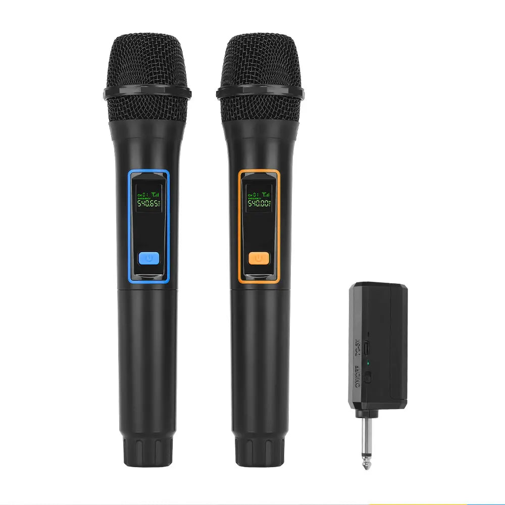 Microfono wireless a mano con ricarica 2.4 GHz per chiesa, matrimonio e karaoke