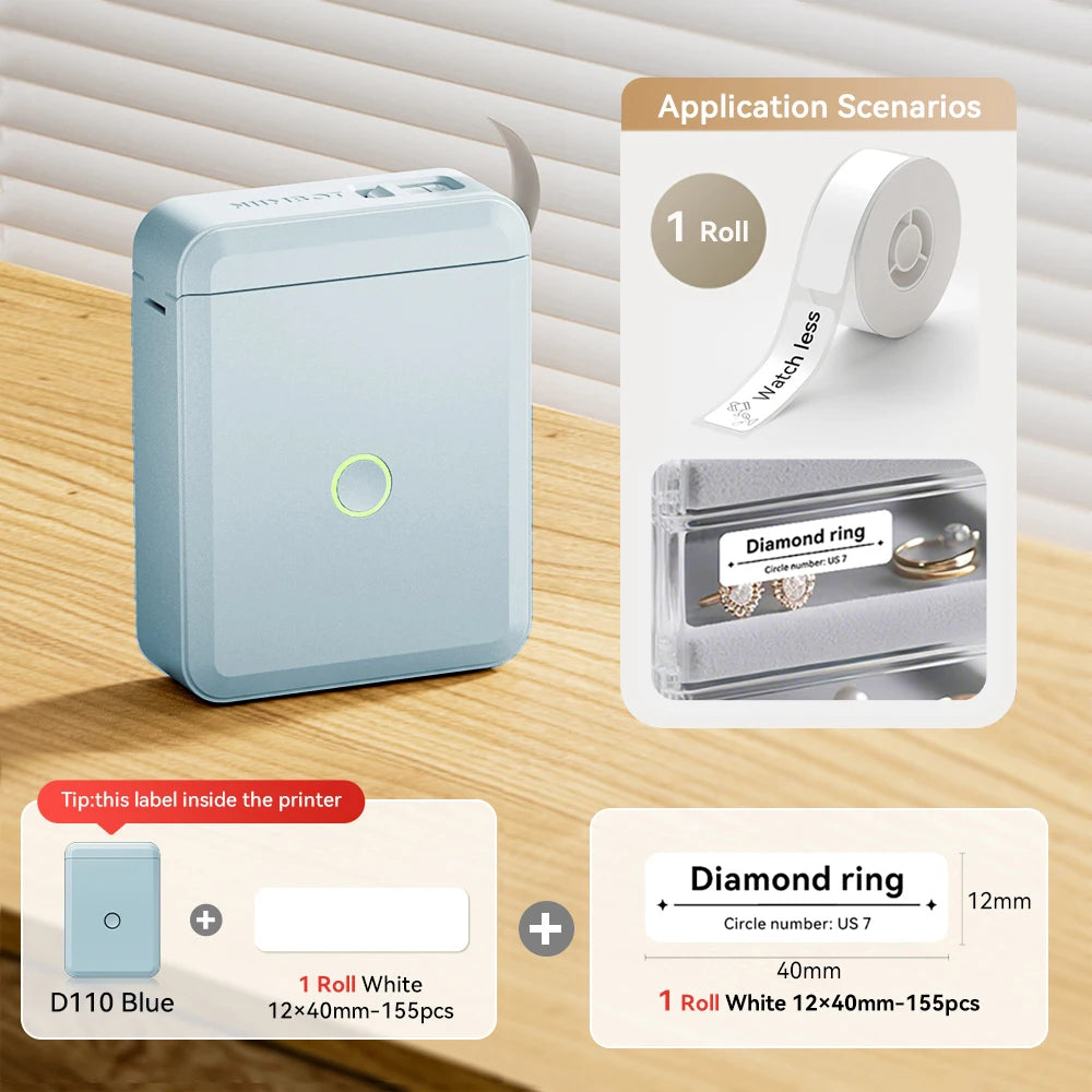 Stampante termica portatile Mini wireless per etichette adesive