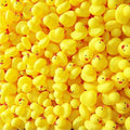 Set di 10-200 paperelle di gomma gialle per vasca, mini giocattoli squittanti