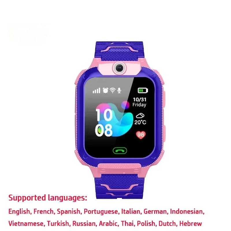 Smartwatch 5G impermeabile IP67 per bambini con GPS, SOS e chiamate