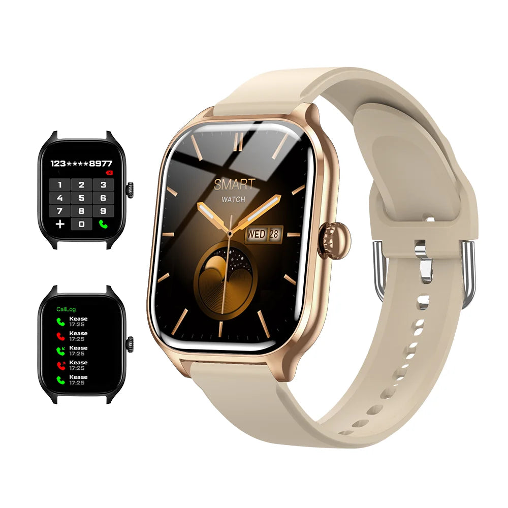 Smartwatch con display 2.01" e risposta chiamate – fitness e salute
