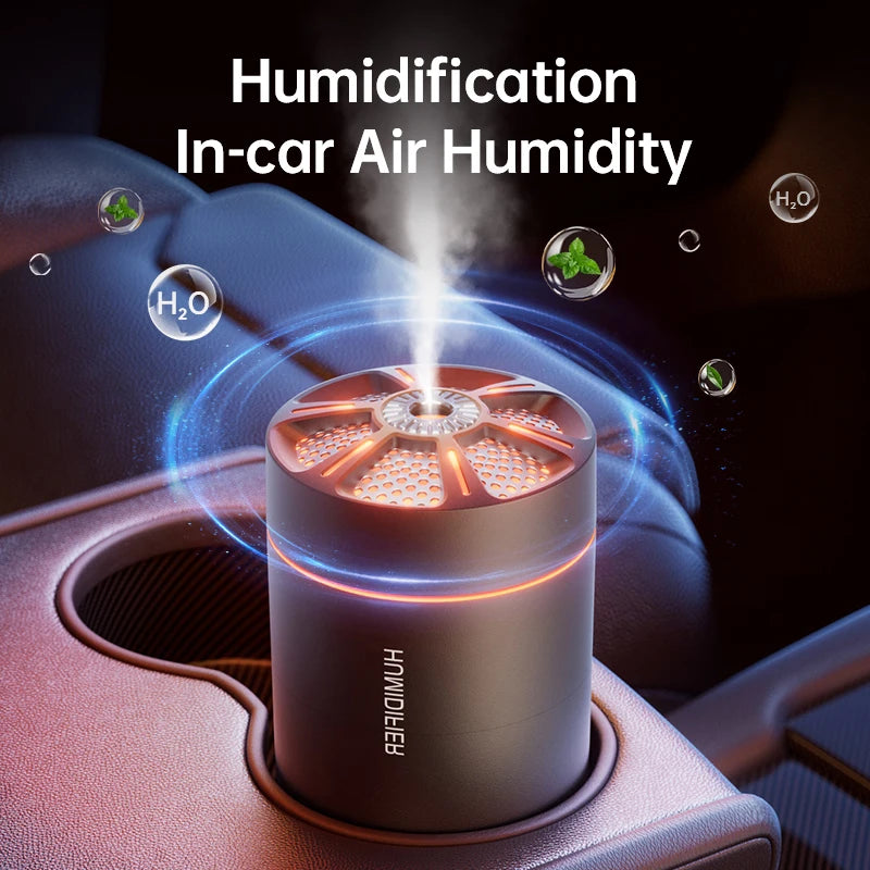 Mini umidificatore ultrasuoni 180 ml per aromaterapia, silenzioso, casa e auto