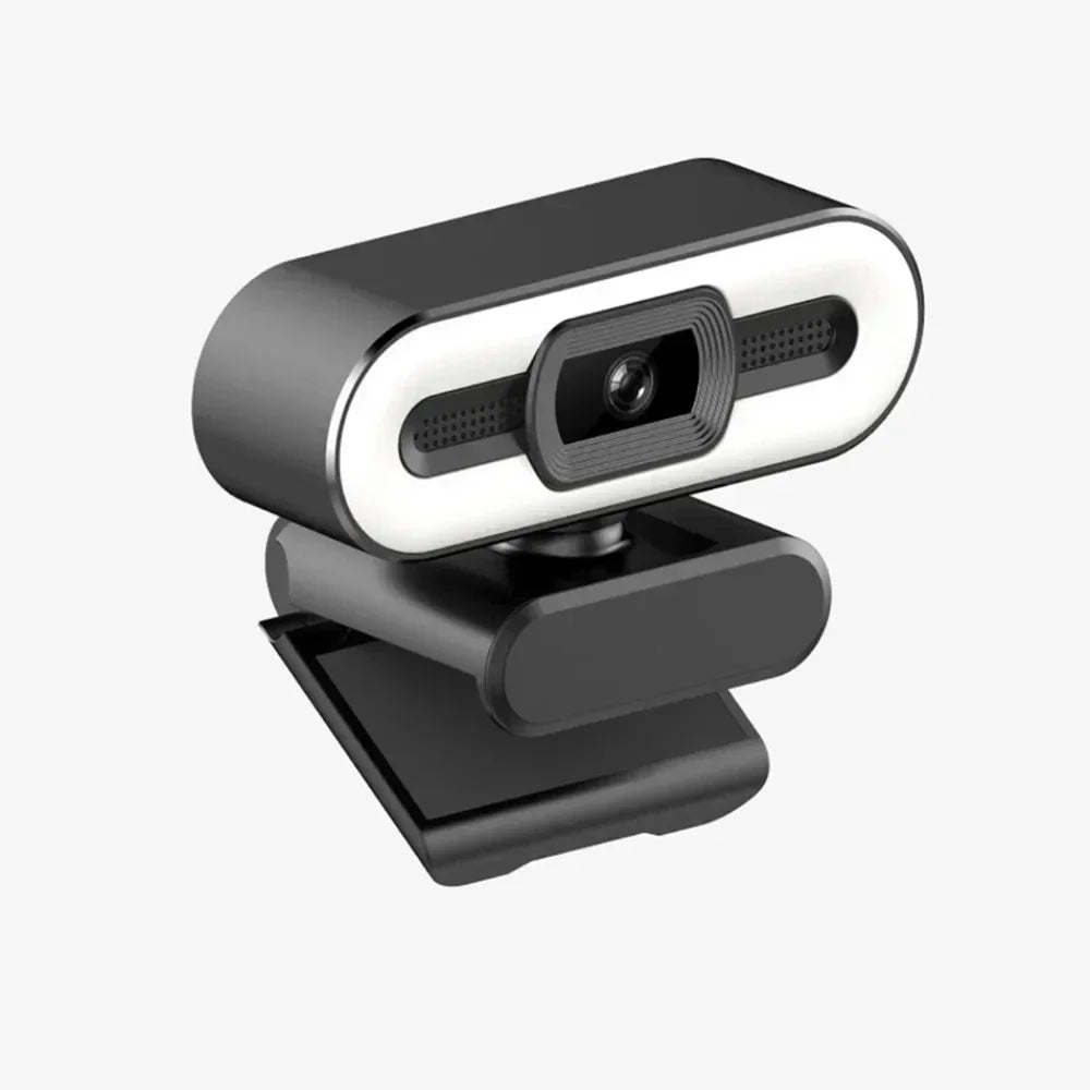 Webcam HD 4K con Autofocus, microfono integrato e rotazione 360° – Plug & Play…