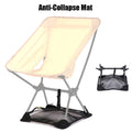 Tappetino anti-affondamento pieghevole per sedia da campeggio – 38x38 cm