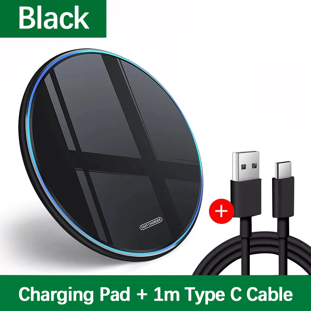 Caricatore a induzione 30W rapido per iPhone, Samsung e altri