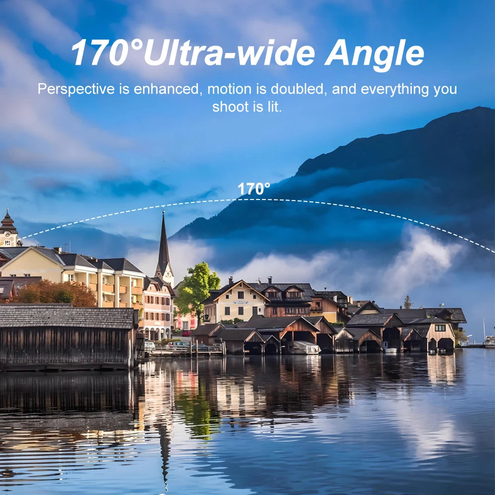 Action Camera Ultra HD 4K 16MP WiFi 2.0" Impermeabile 30M Sport