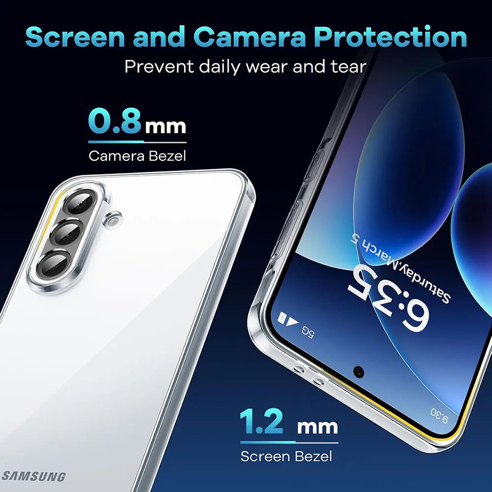 Ultra Thin Silicone Soft Case For Samsung Galaxy A57 A37 A27 A17 A56 A36 A26 A16 A55 A15 A54 A14 Clear Slim Shockproof TPU Cover