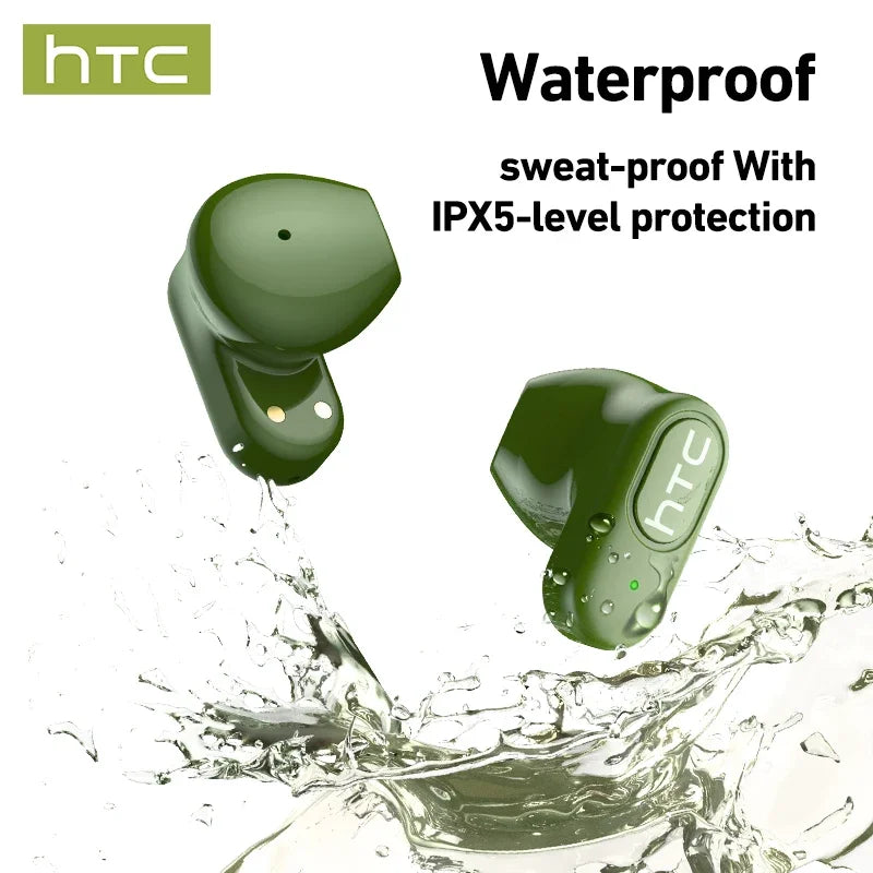 Auricolari Bluetooth TWS Mini con riduzione rumore, touch e ricarica wireless